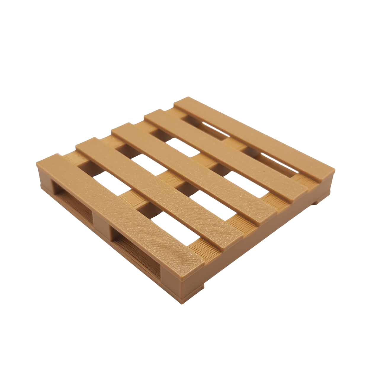 Wooden Pallet Coaster Set Of 4 - 3D Printed