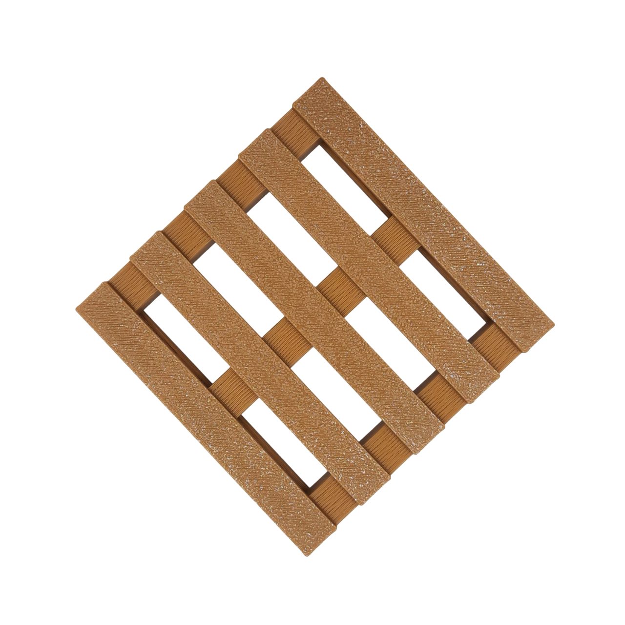 Wooden Pallet Coaster Set Of 4 - 3D Printed
