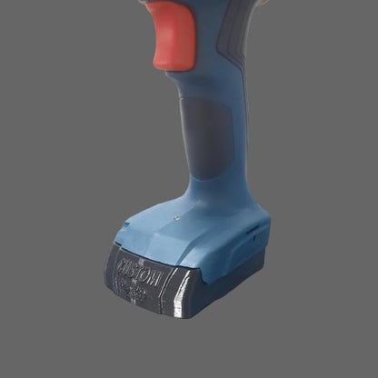 Bosch Tool Mount grey background with drill