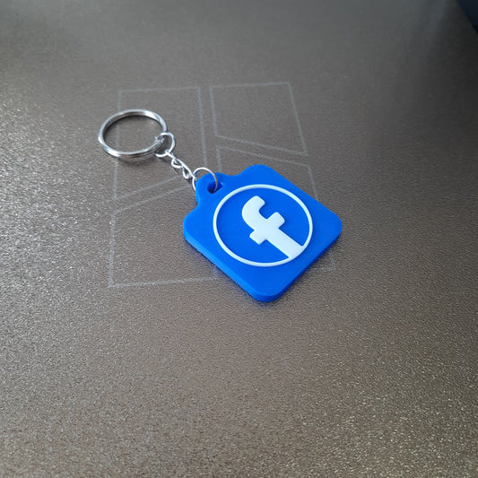 Facebook NFC Keychain Front