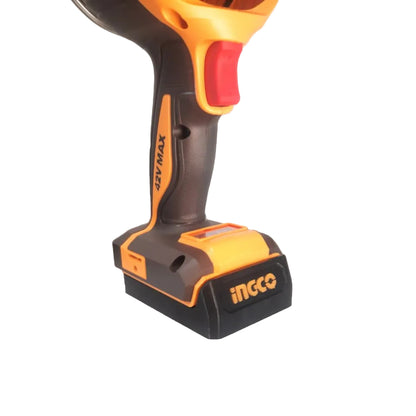INGCO 42V Tool Mount close up with torch on it