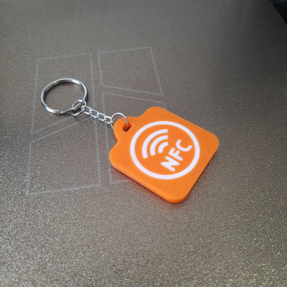 Back of Website NFC Keychain
