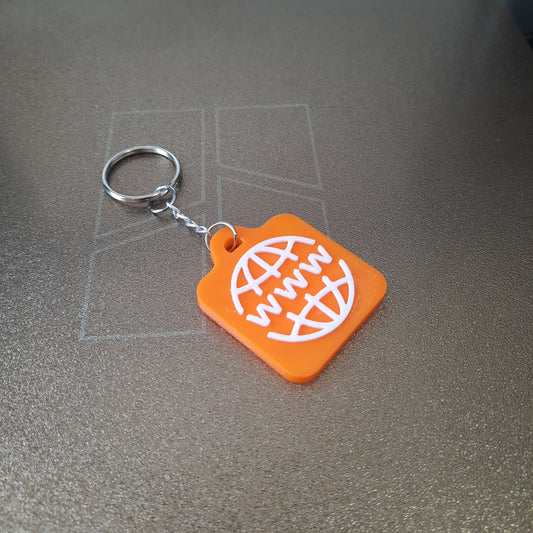 Front of Website NFC Keychain