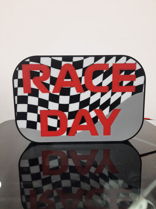 Race Day Lightbox - 3D Printed