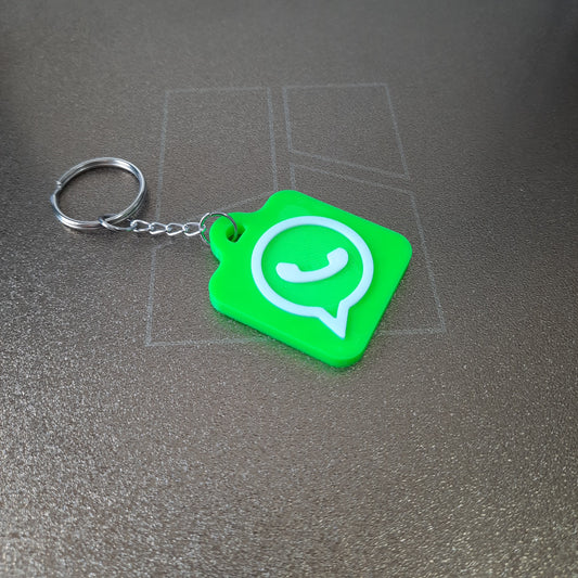Whatsapp NFC keychain front